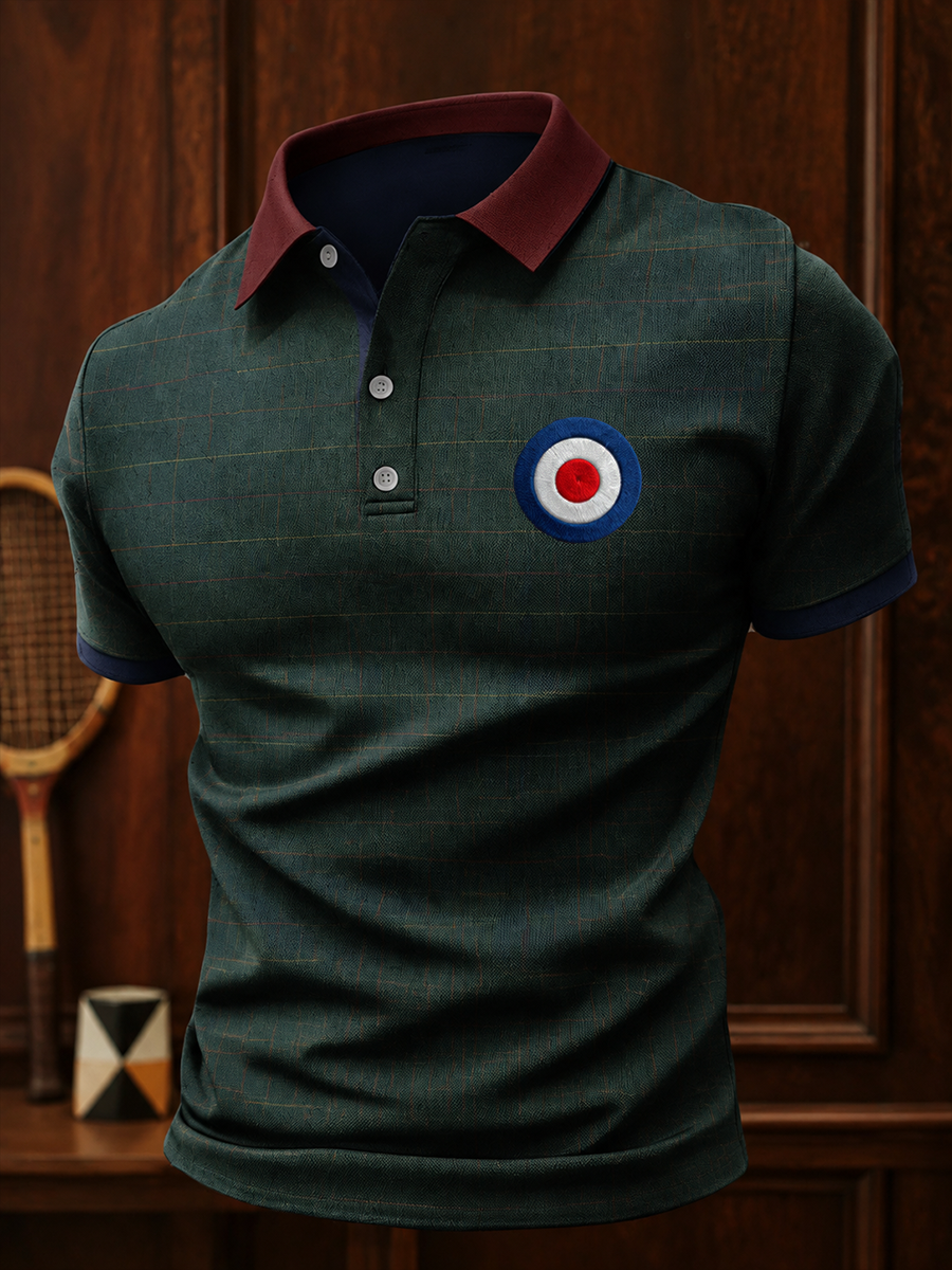 Men's Mods Culture UK Music Lover Business Style Printed polo shirt