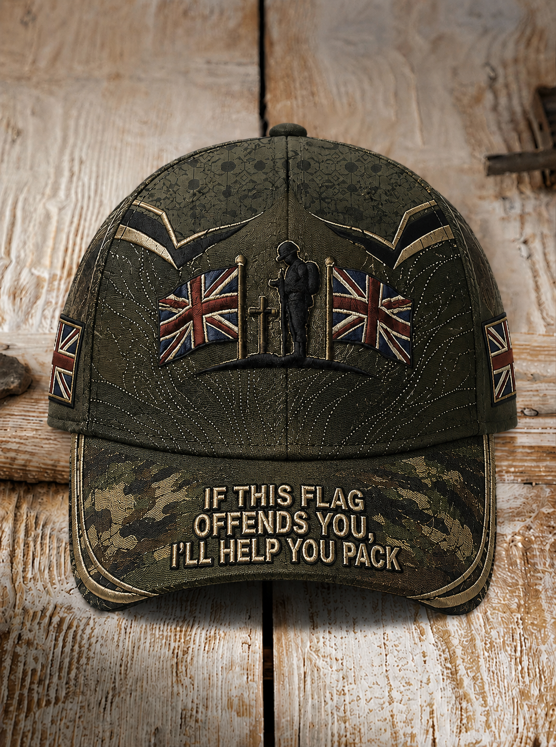 Unisex  IF THIS FLAG OFFENDS YOU I'LL HELP YOU PACK Hat