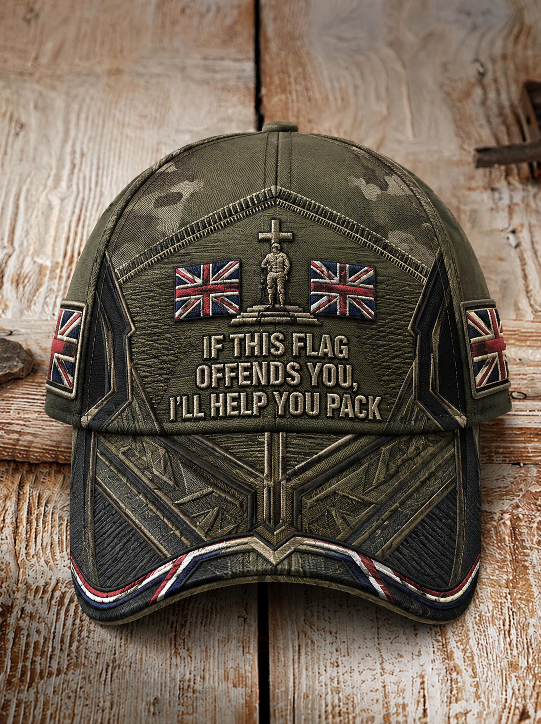 Unisex  IF THIS FLAG OFFENDS YOU I'LL HELP YOU PACK Hat