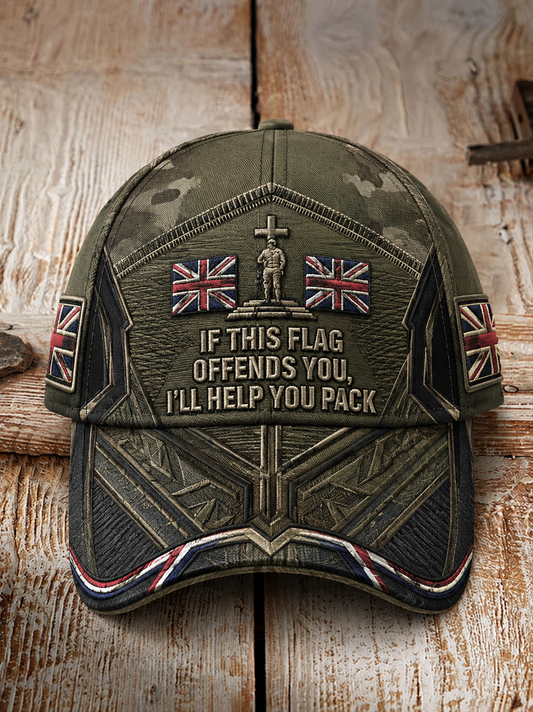 Unisex  IF THIS FLAG OFFENDS YOU I'LL HELP YOU PACK Hat