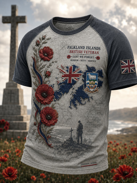 Men's Falklands War Memorial Short Sleeve T-Shirt