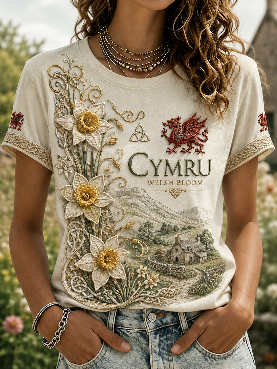 Women's Wales UK Short-Sleeved T-Shirt