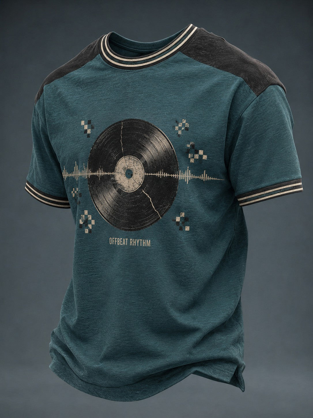 Men's Ska Revival Style Printed T-shirt