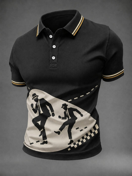 Men's Ska Revival Style Printed Shirt