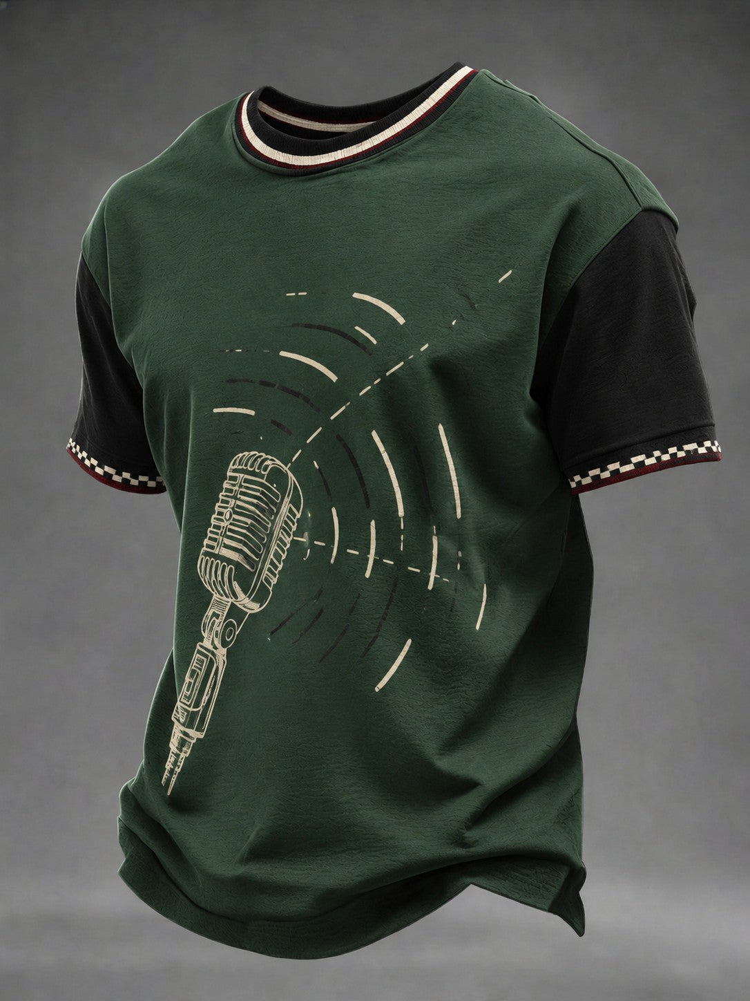 Men's Ska Revival Style Printed T-shirt