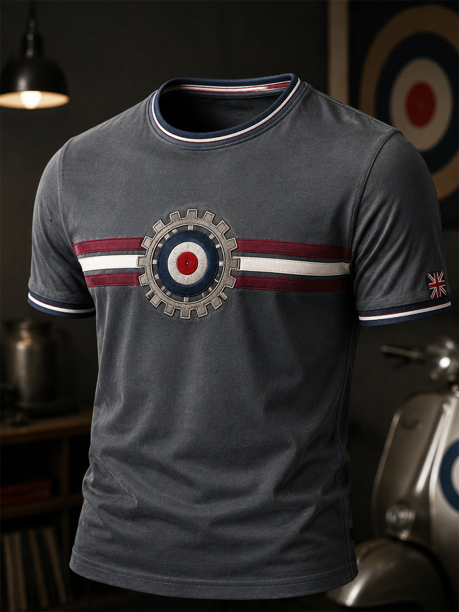 Men's Mods Culture UK Music Lover Business Style Printed short sleeves t-shirt