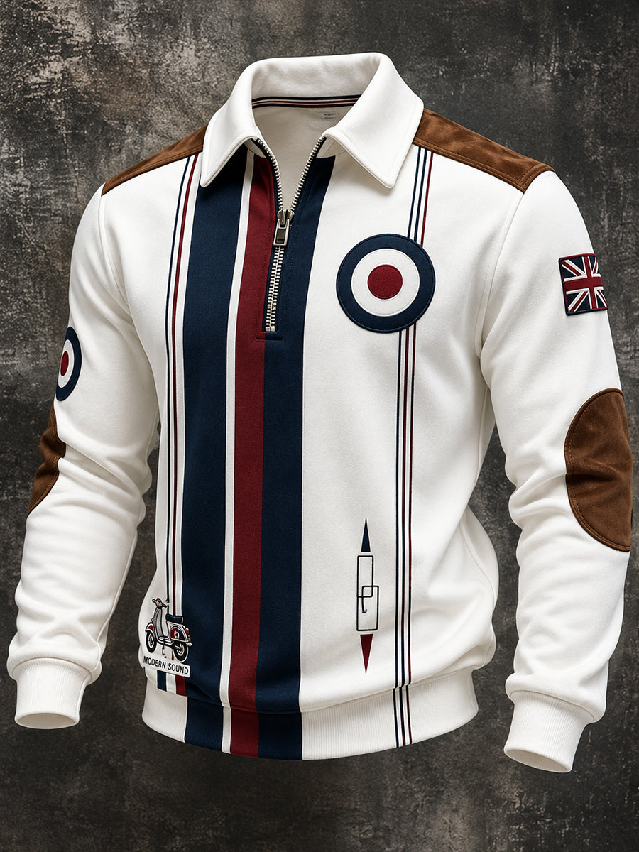 Men's Paul Weller And British Mod Culture  Waffle Long Sleeve T-Shirt