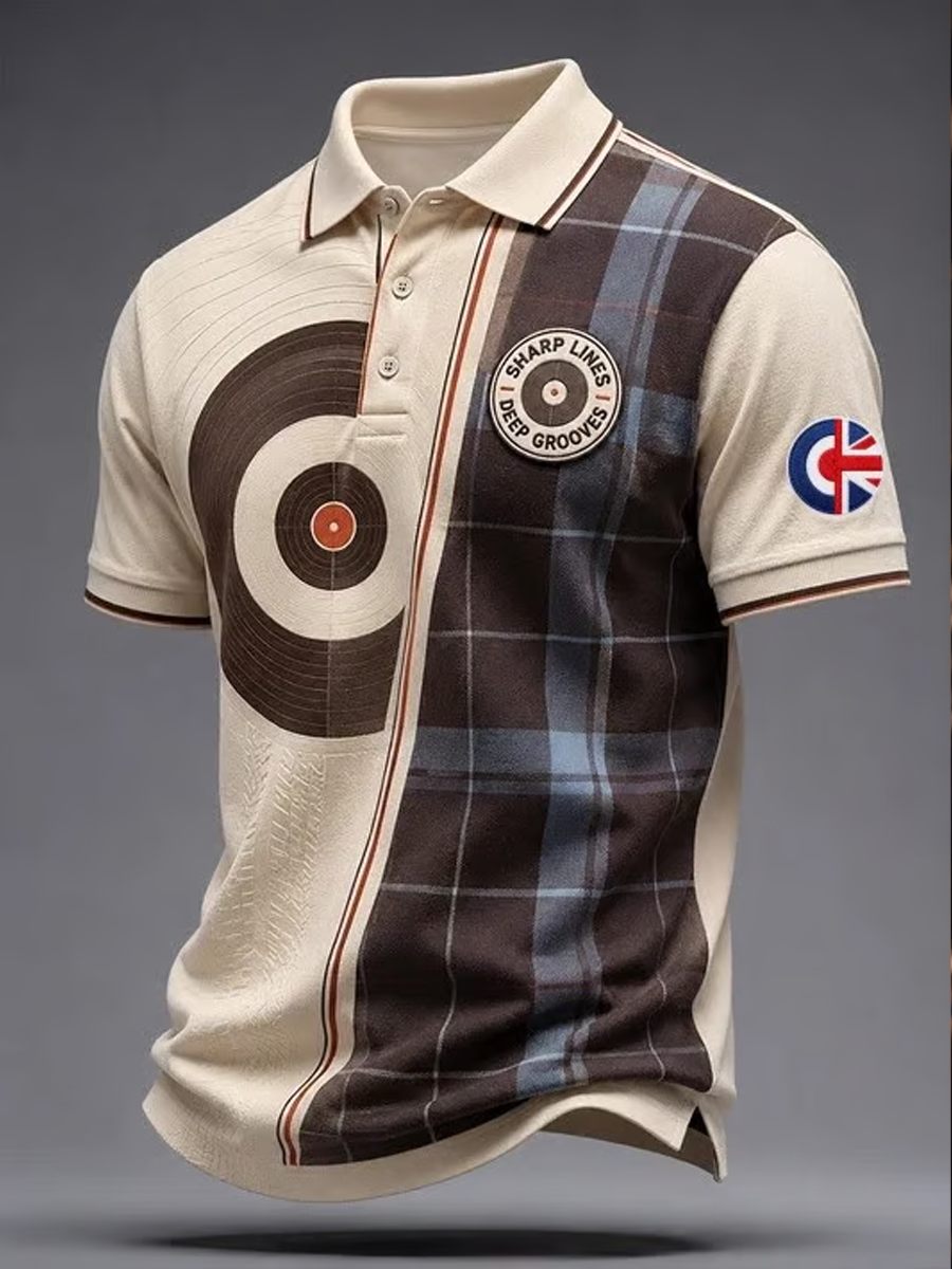 Men's Mods Culture UK Music Lover Printed polo shirt