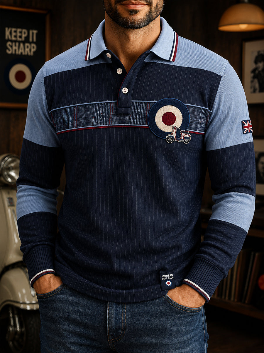 Men's Paul Weller And British Mod Culture Long Sleeve Shirt