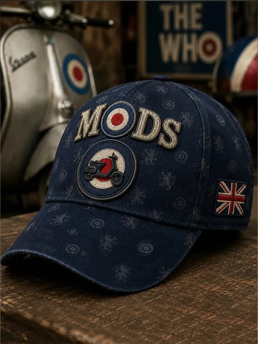 Unisex Mods Culture UK Music Lover Printed Hat