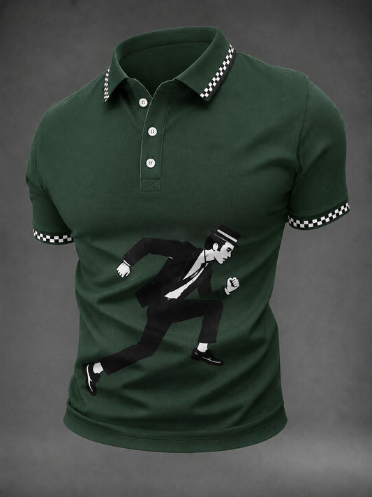 Men's Ska Revival Style Printed Shirt