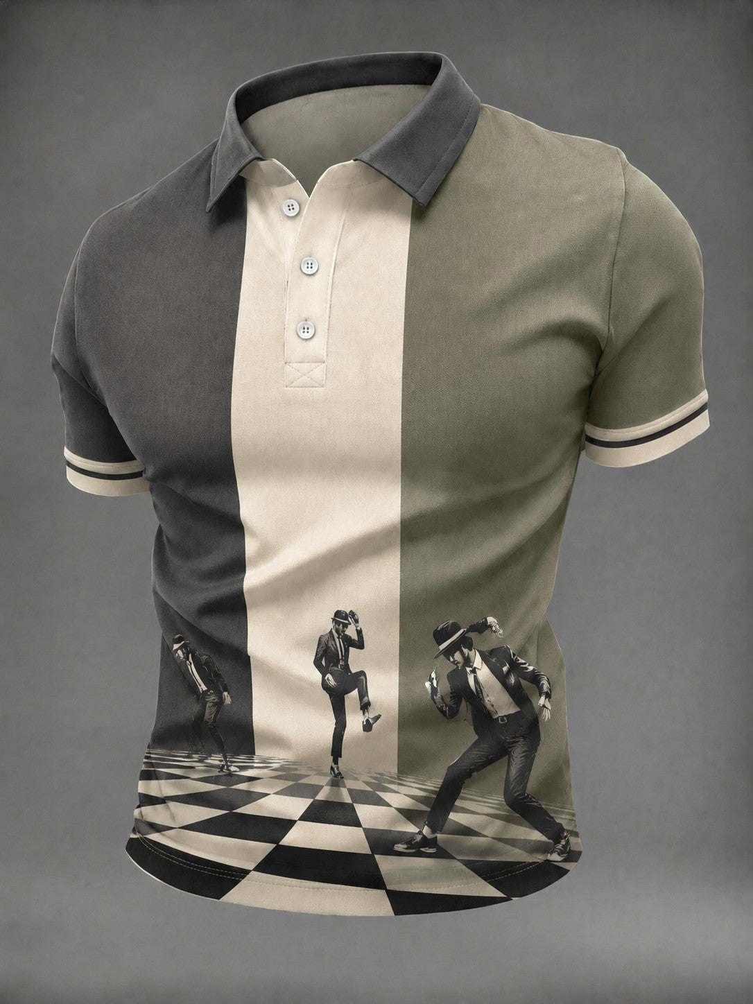 Men's Ska Revival Style Printed Shirt