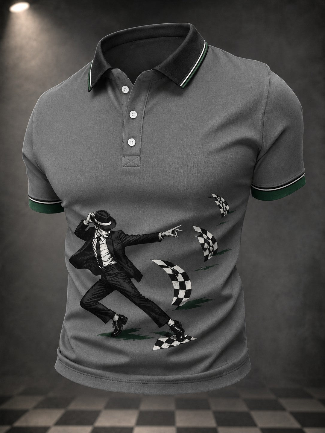 Men's Ska Revival Style Printed Shirt