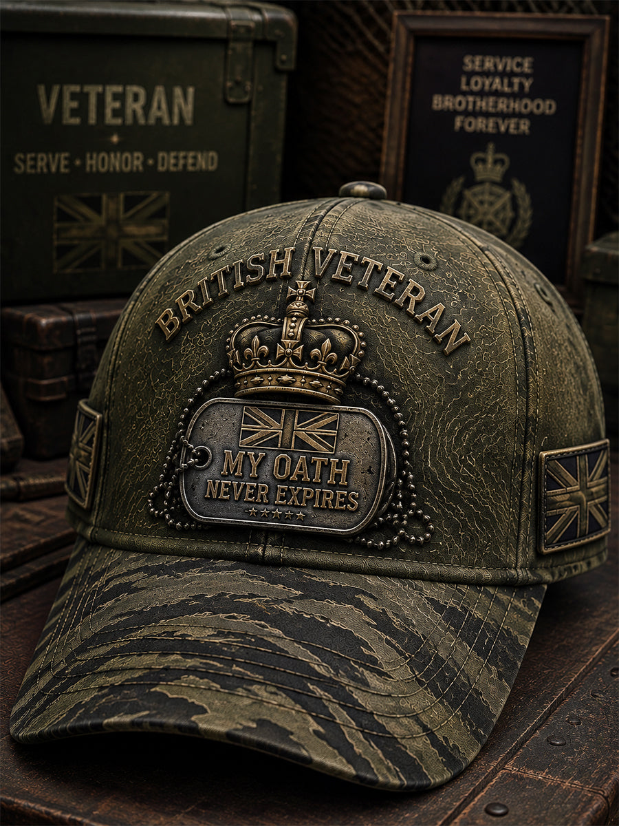 Unisex Veteran MY OATH NEVER EXPIRES Hat