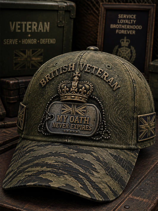 Unisex Veteran MY OATH NEVER EXPIRES Hat