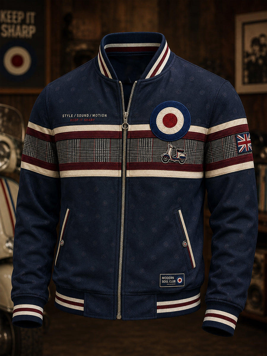 Men's Paul Weller And British Mod Culture  Lover Printed Monkey Jacket