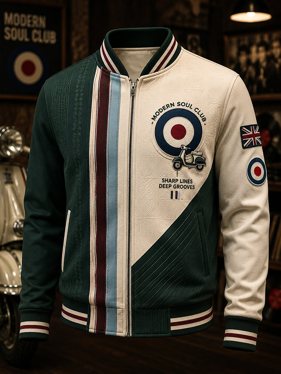 Men's Paul Weller And British Mod Culture  Lover Printed Monkey Jacket