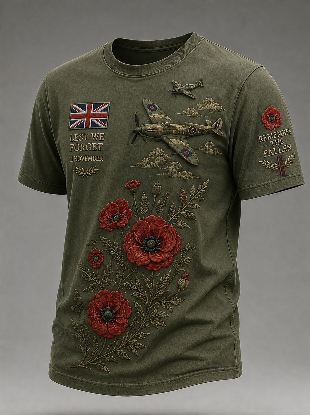 Men's Remembrance Day Short Sleeve T-shirt