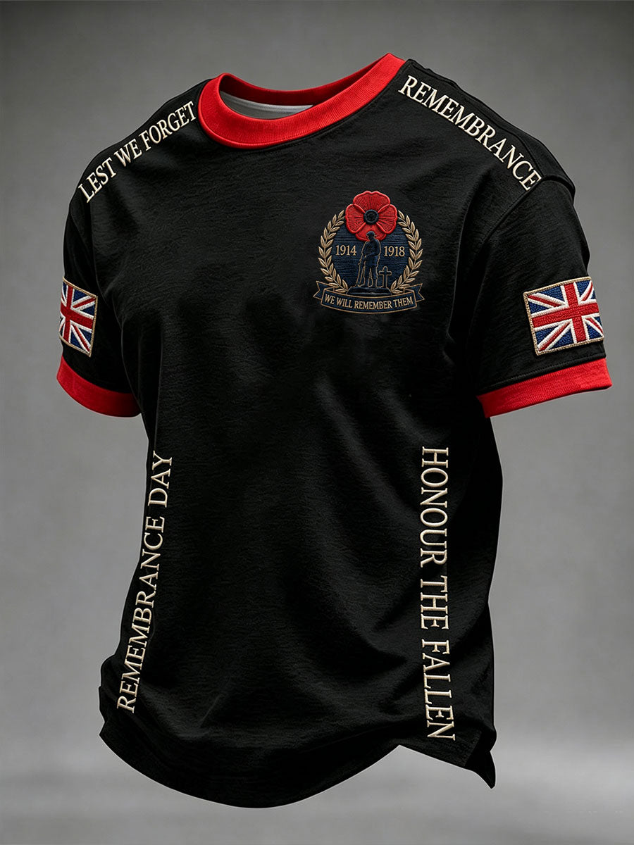 Men's Lest We Forget Short Sleeves T-shirt