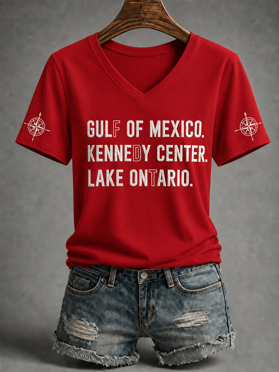 Women's Lake Ontario Always And Forever V-Neck Tee