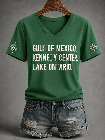 Women's Lake Ontario Always And Forever V-Neck Tee