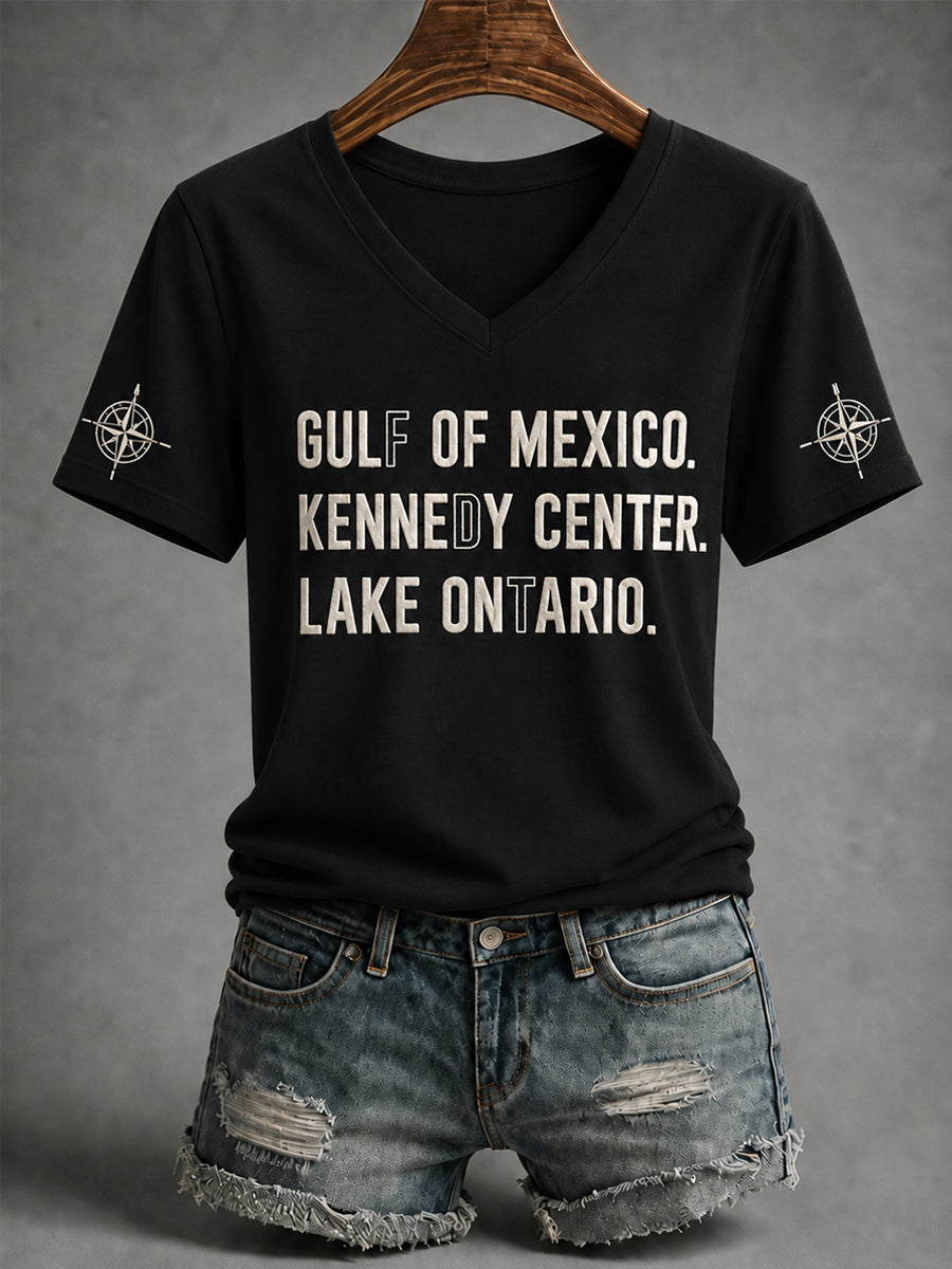 Women's Lake Ontario Always And Forever V-Neck Tee