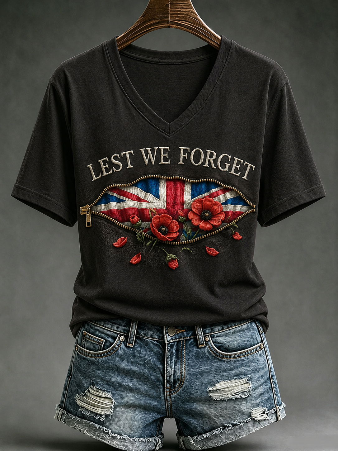 Women's Remembrance Day Short-sleeved T-shirt