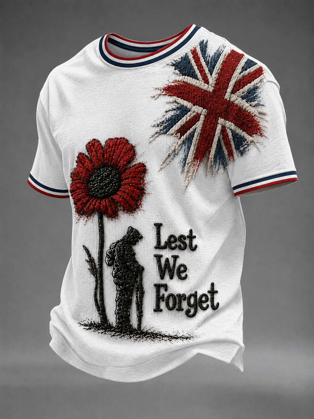 Men's Remembrance Day Short Sleeves T-shirt