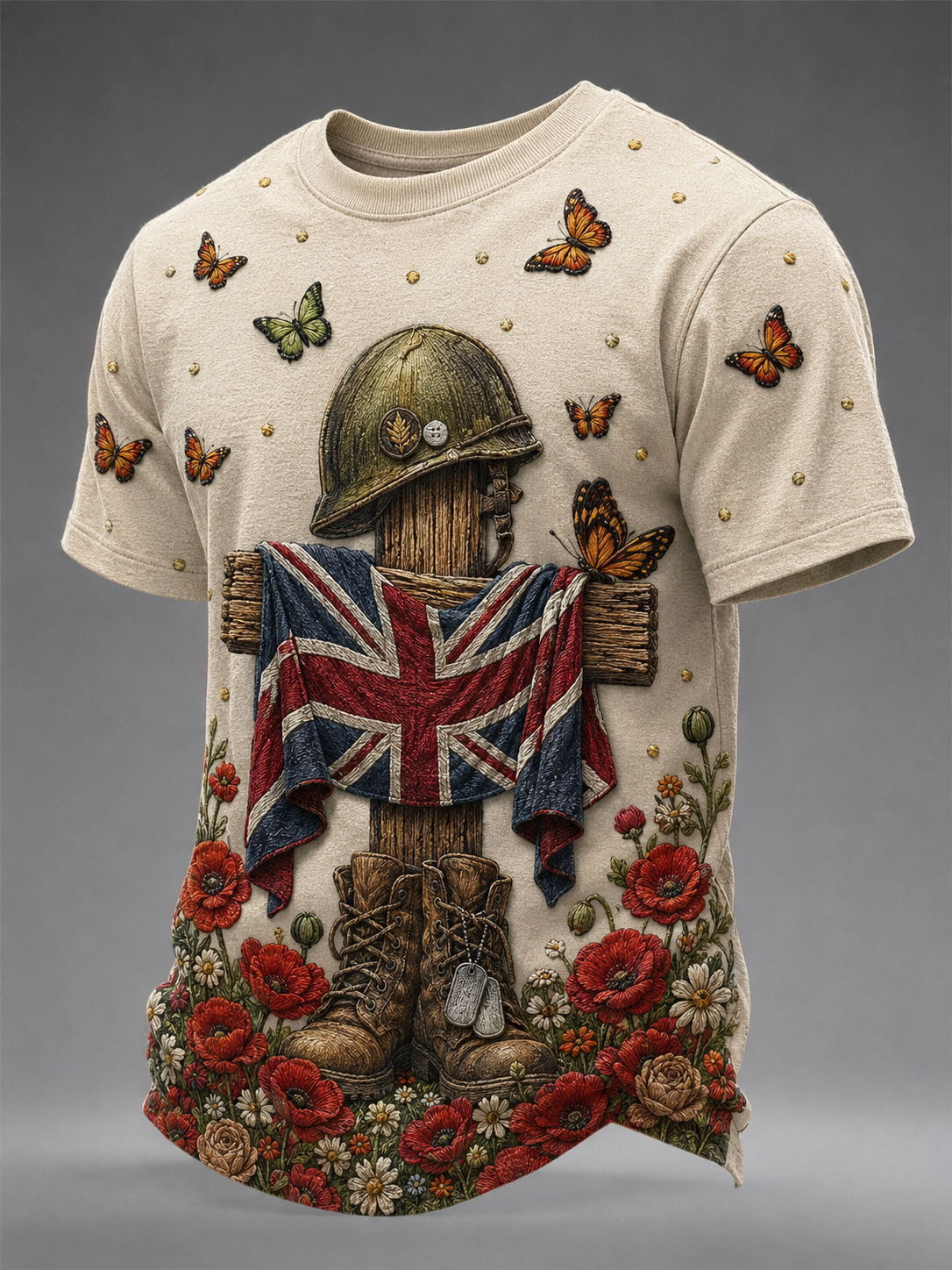 Men's Remembrance Day Short Sleeves T-shirt