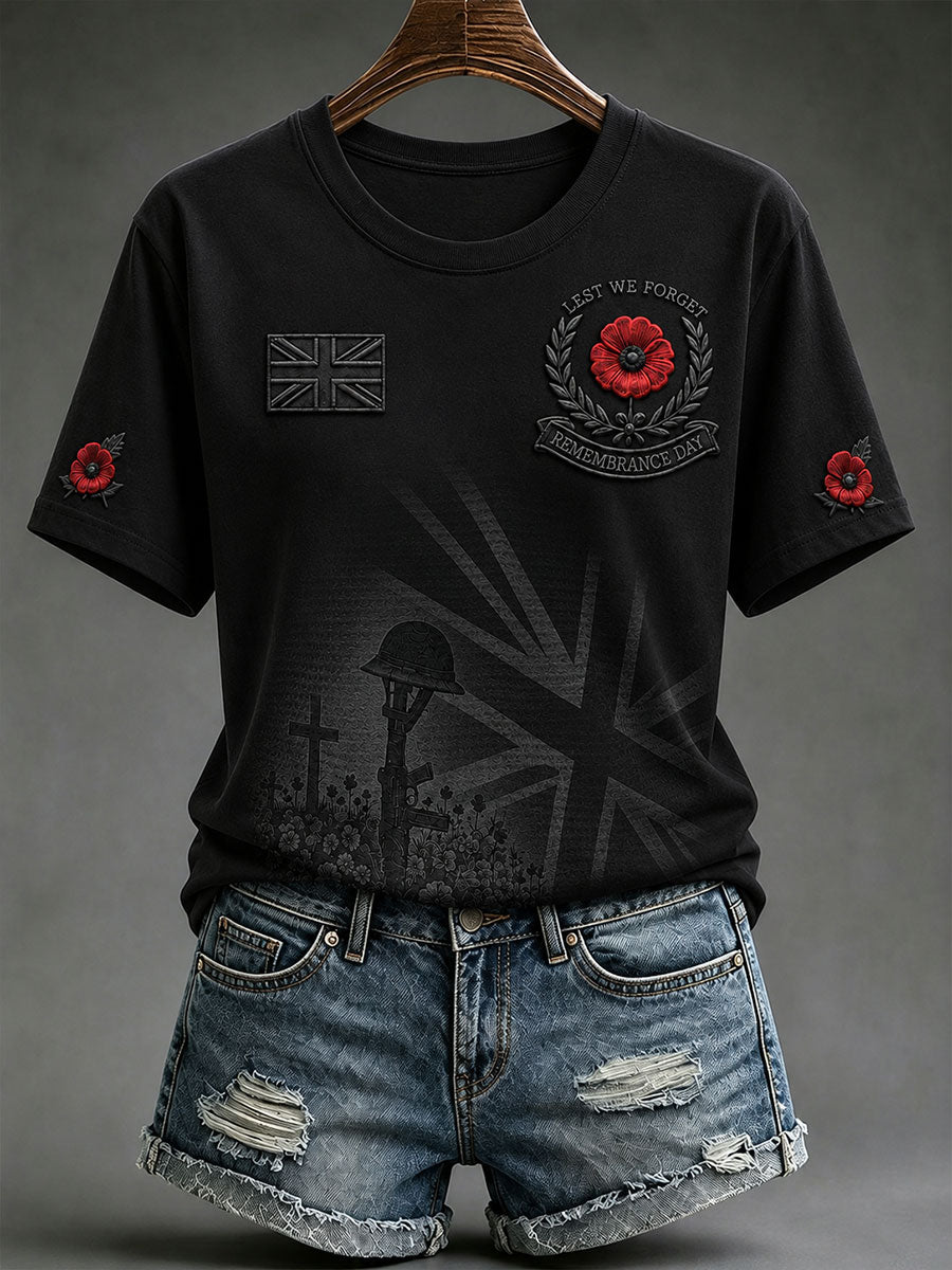 Women's Lest We Forget Short-sleeved T-shirt