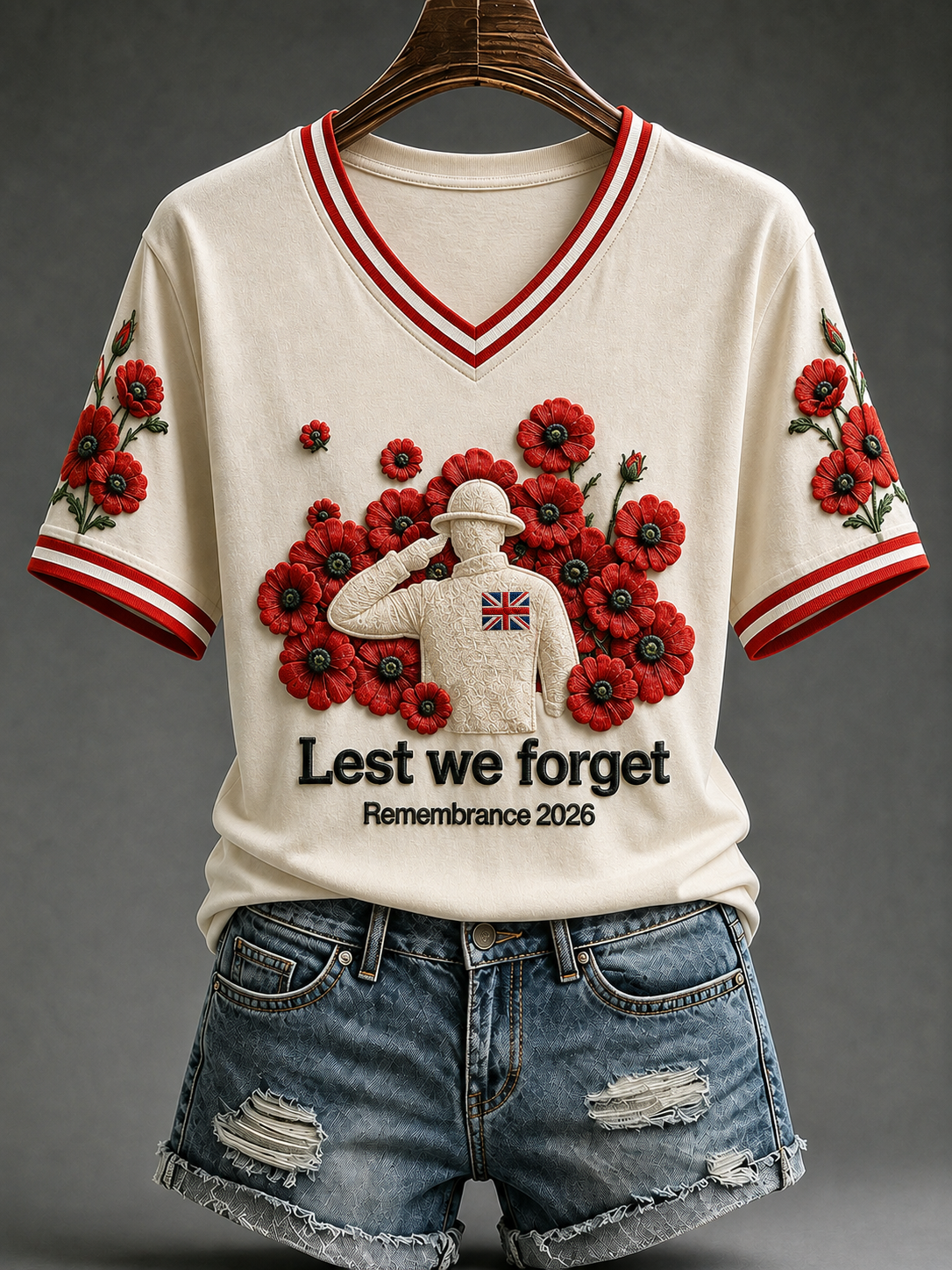 Women's Remembrance Day Short-sleeved T-shirt