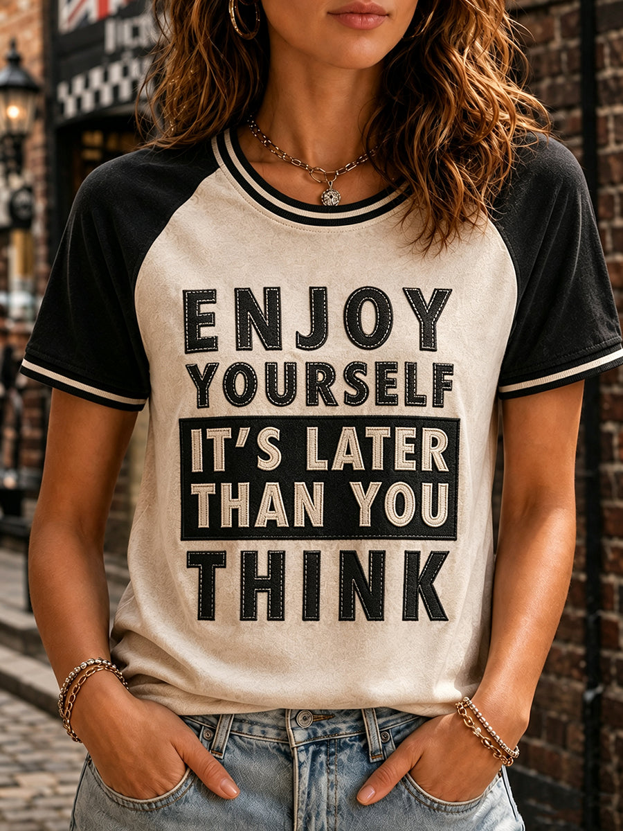 Women's Ska-Style Printed Casual T-shirt