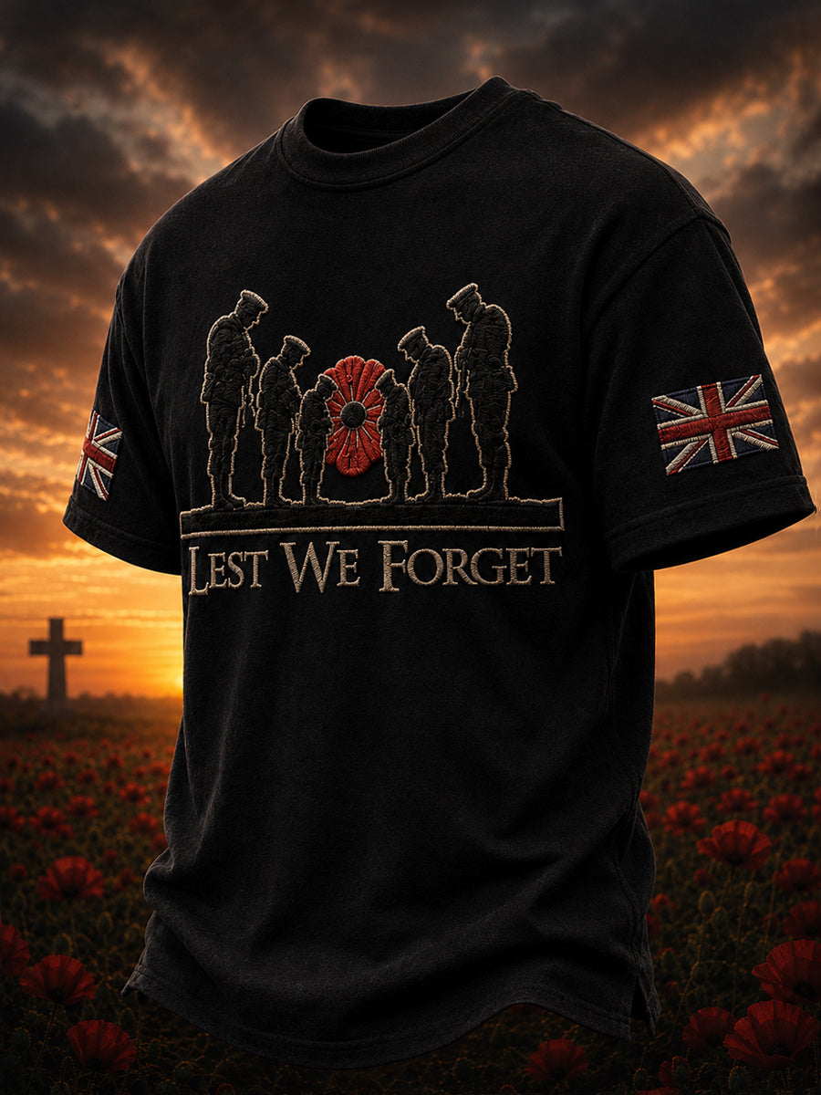 Men's Remembrance Day Printed T-shirt