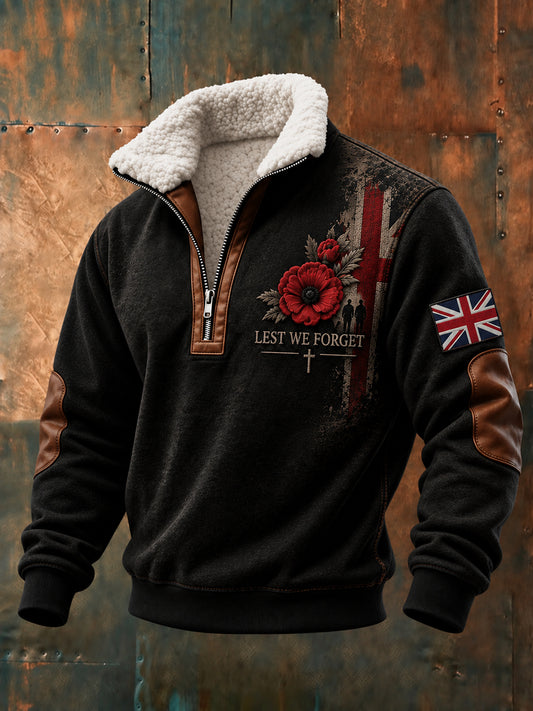 Men's Remembrance Day Print Sweatshirt
