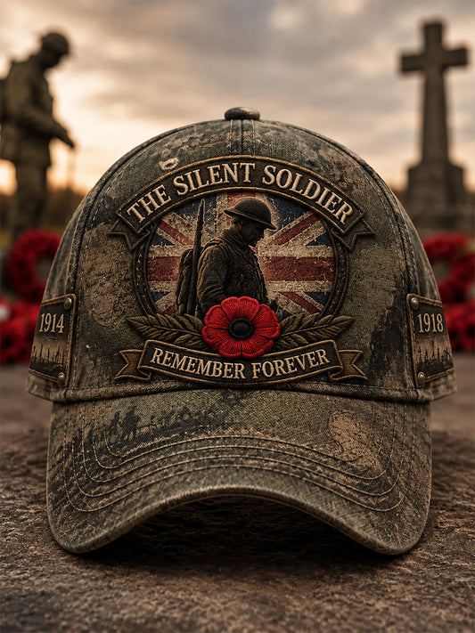 Unisex Remembrance Day Veterans' Memorial Print Hat
