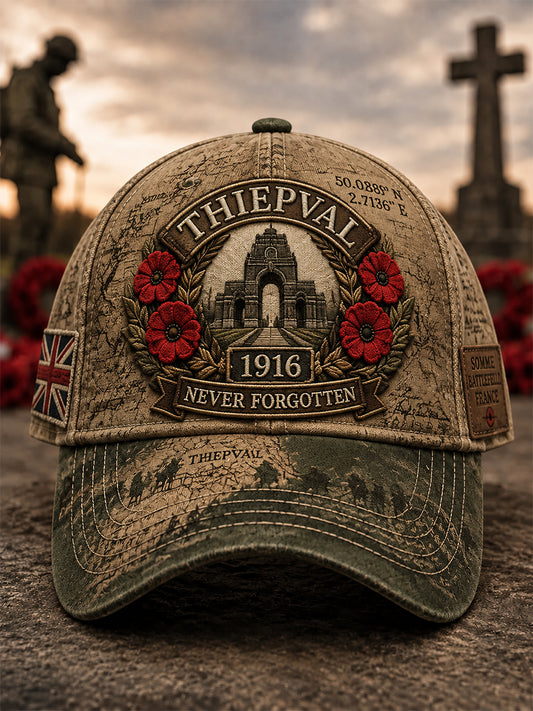 Unisex Remembrance Day Veterans' Memorial Print Hat