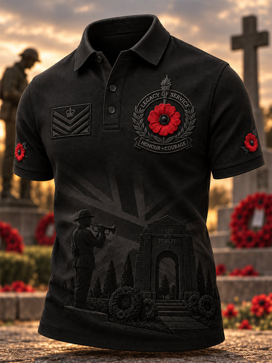 Men's Remembrance Day Lest We Forget Shirt