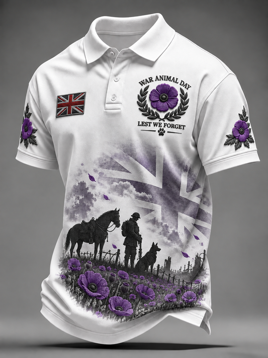 Men's Remembering The Animals Of War Shirt