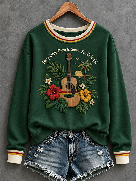 Women's Every Little Thing Is Gonna Be All Right Sweatshirt