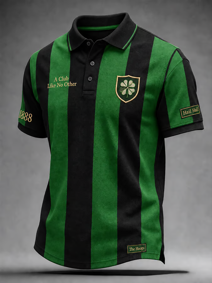 Men's football Lover Celtic Printed polo shirt