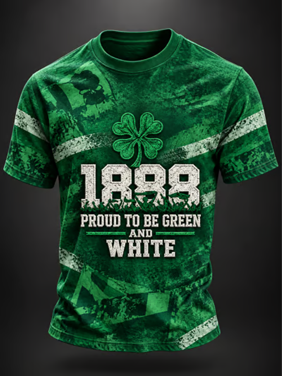 Men's football Lover Celtic Printed short sleeves t-shirt