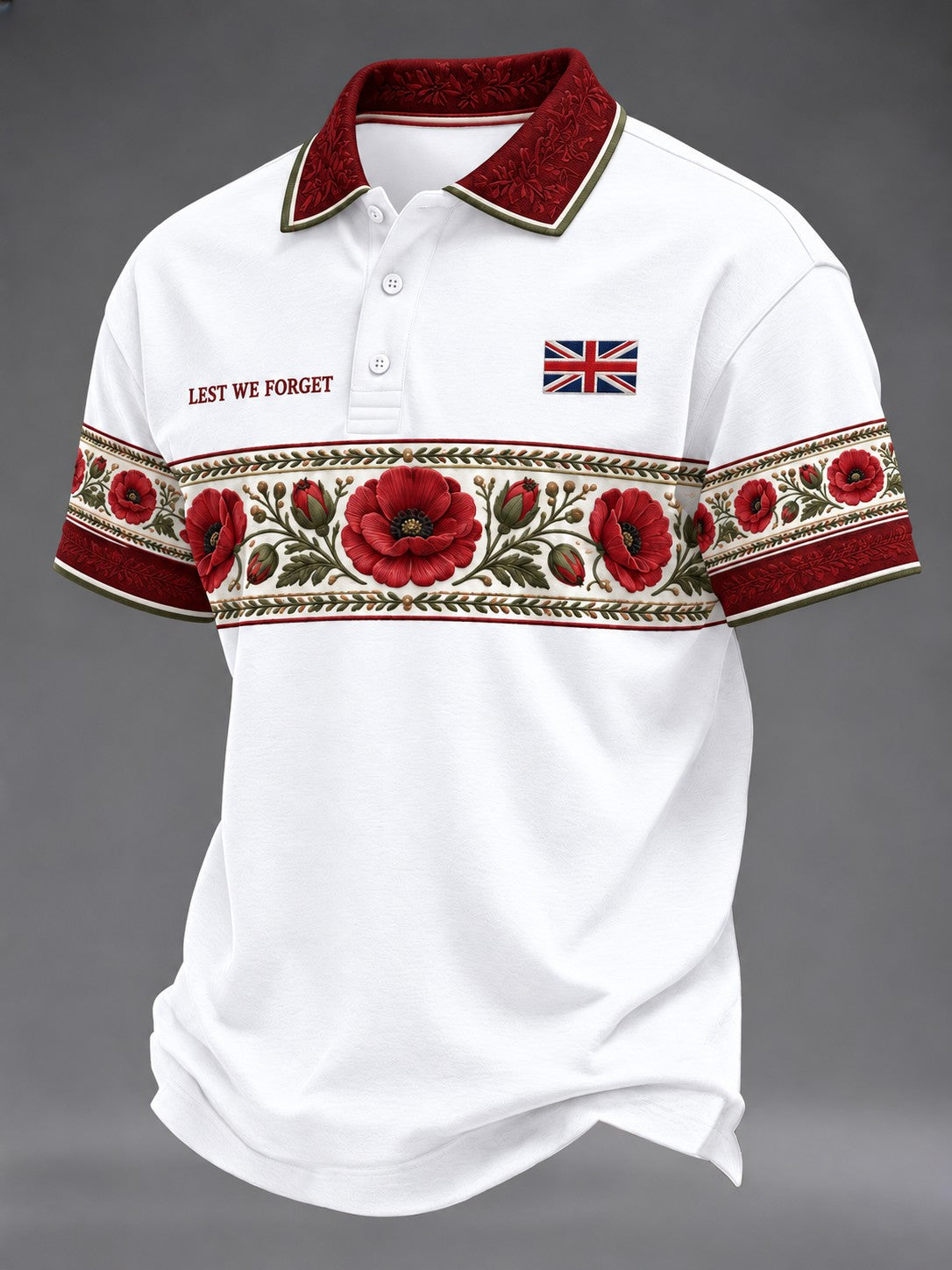 Men's Lest We Forget Printed Shirt