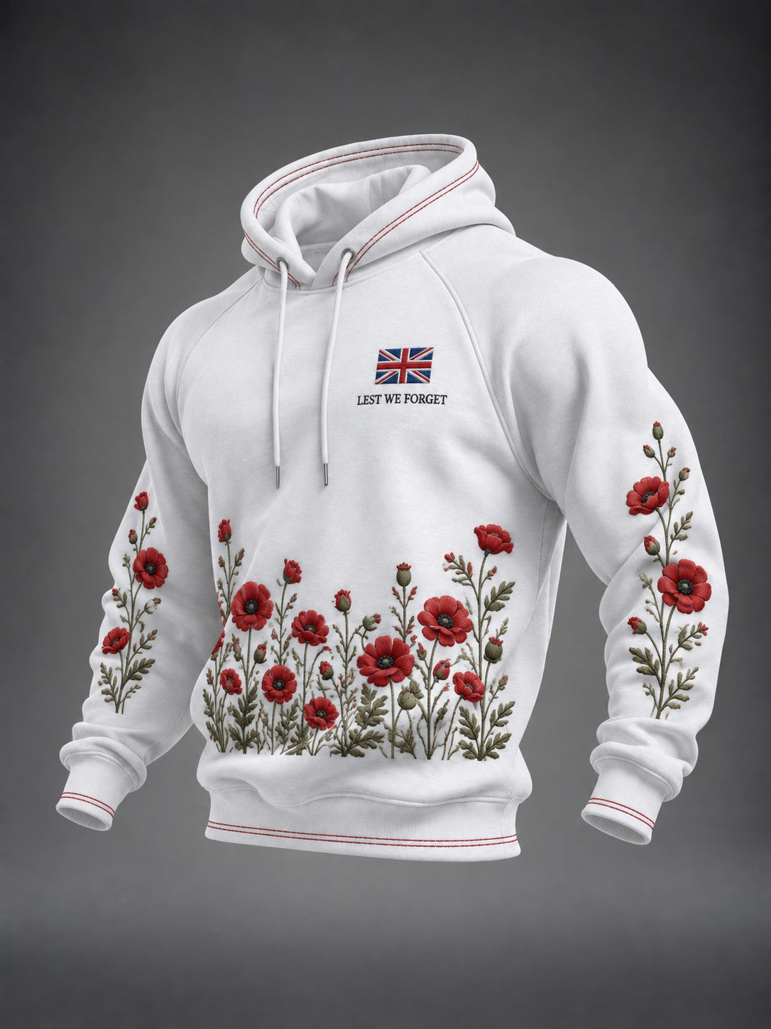 Men's Lest We Forget Printed Hoodie