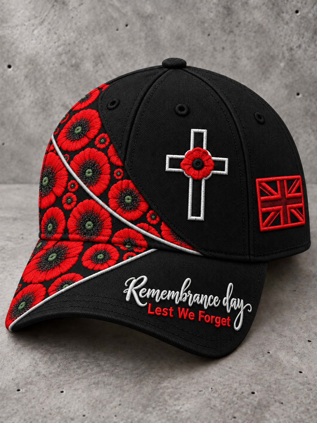 Unisex  Remembrance Day Lest We Forget Hat