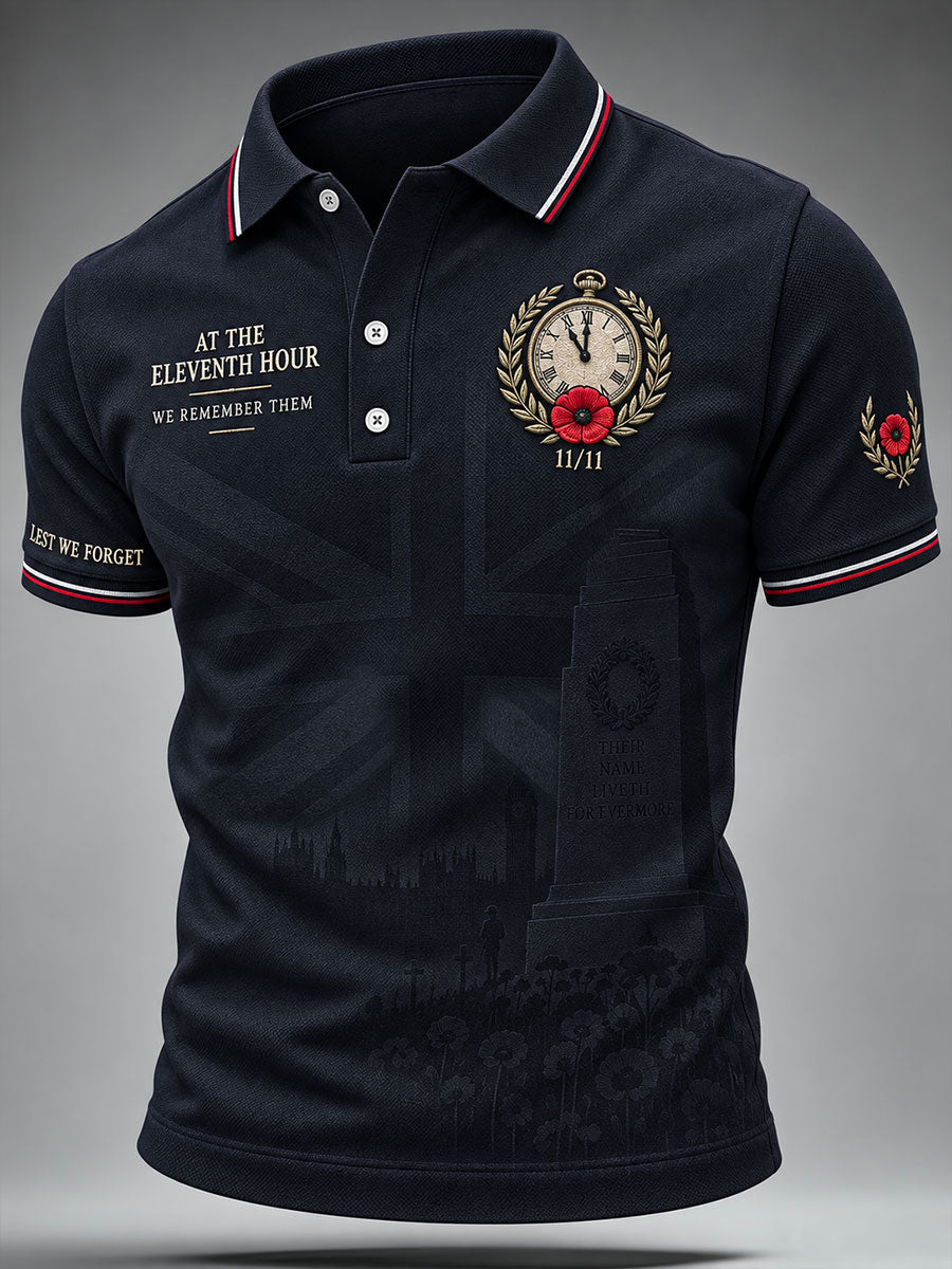 Men'sLest We Forget Print Shirt