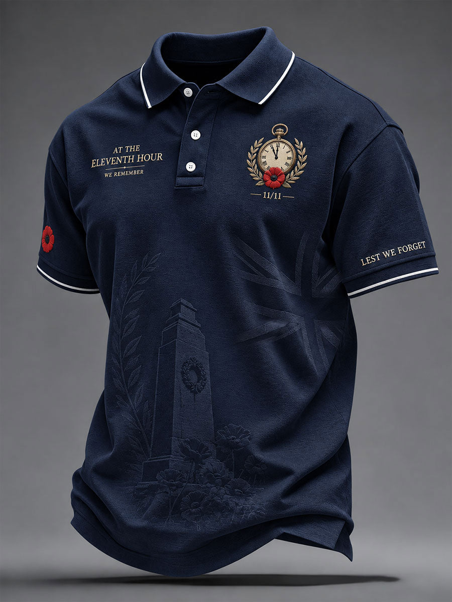 Men's At The Eleventh Hour Lest We Forget Print Shirt