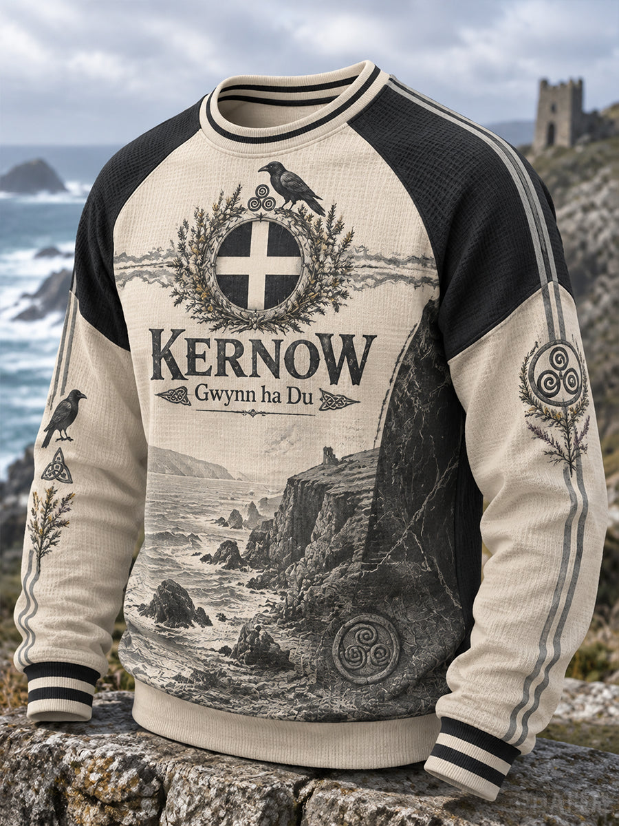 Men's UK Cornwall Waffle Long-Sleeve Sweatshirt