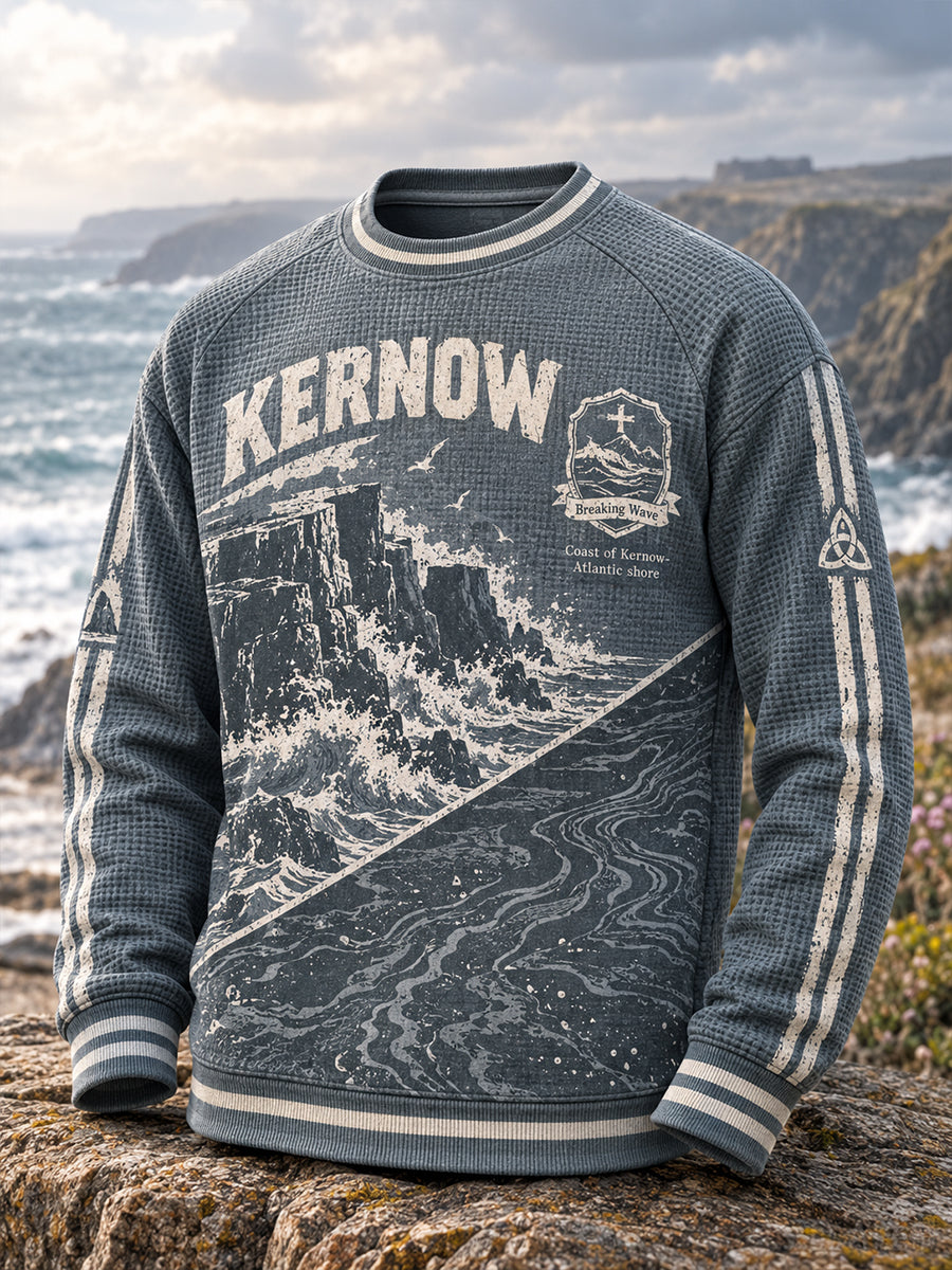Men's UK Cornwall Waffle Long-Sleeve Sweatshirt