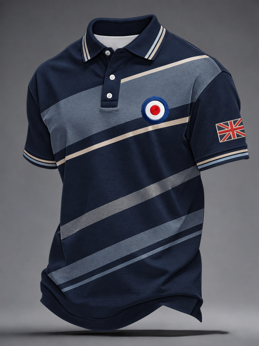 Men's UK Music Lover Mods Culture Printed polo shirt