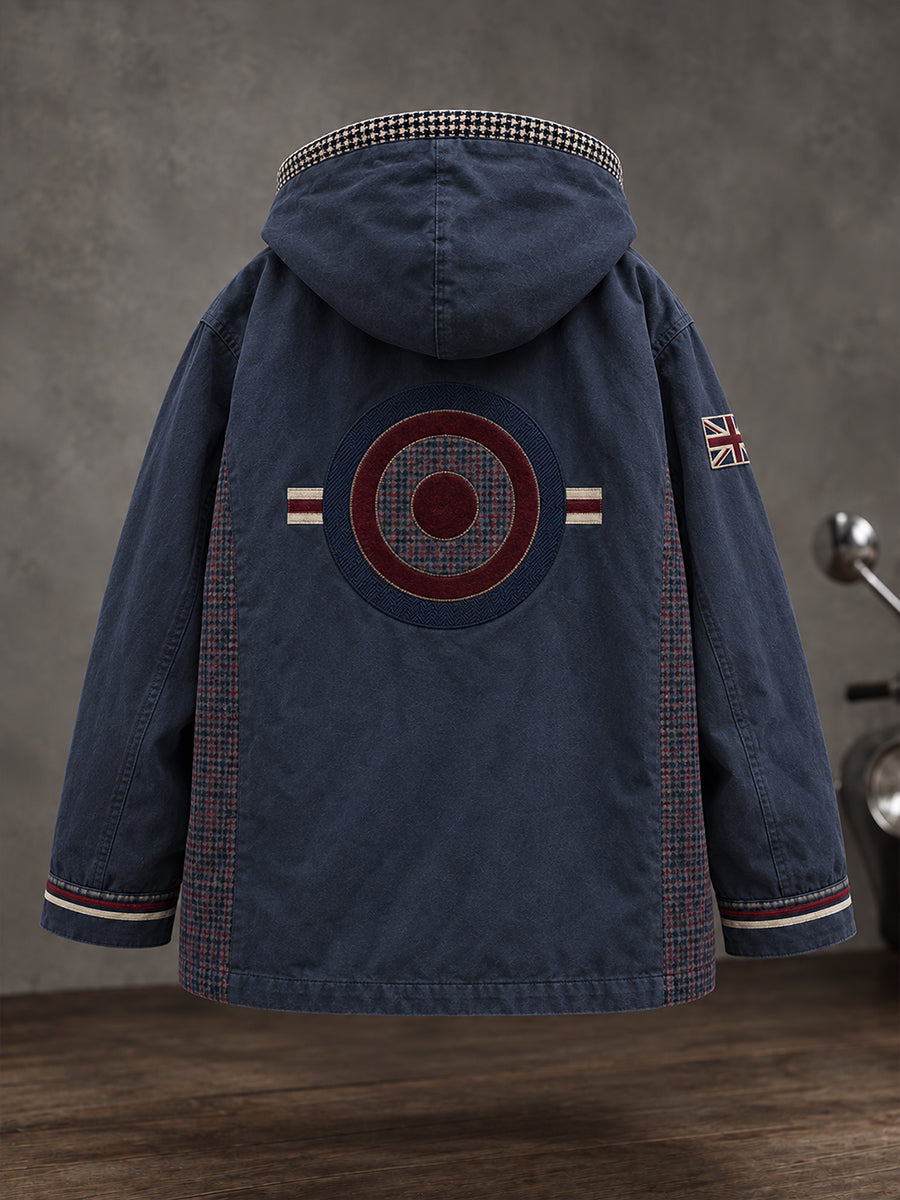 Men's UK Music Lover Mods Art Printed Jacket